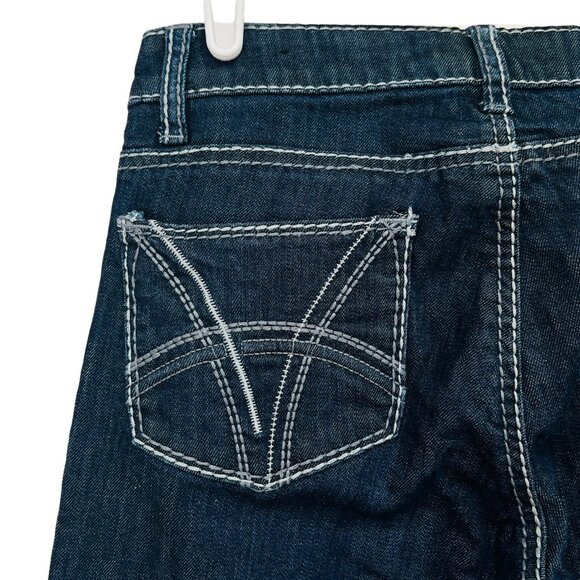 Kut from the Kloth Women Farrah Baby Boot Low Rise Blue Jeans Size 2   W29"xL32" - Picture 7 of 14